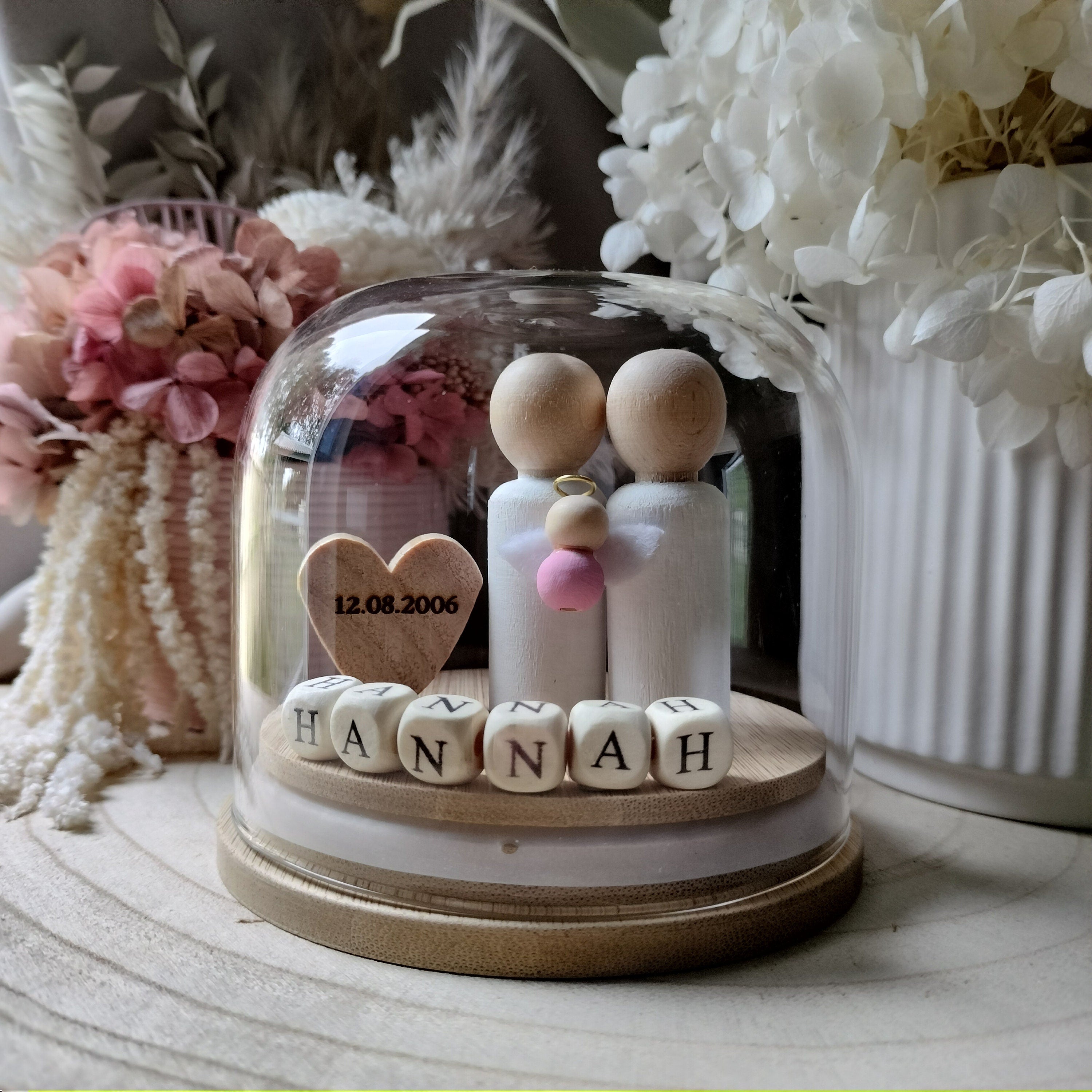 Baby Loss Memorial Globe: Angel Keepsake