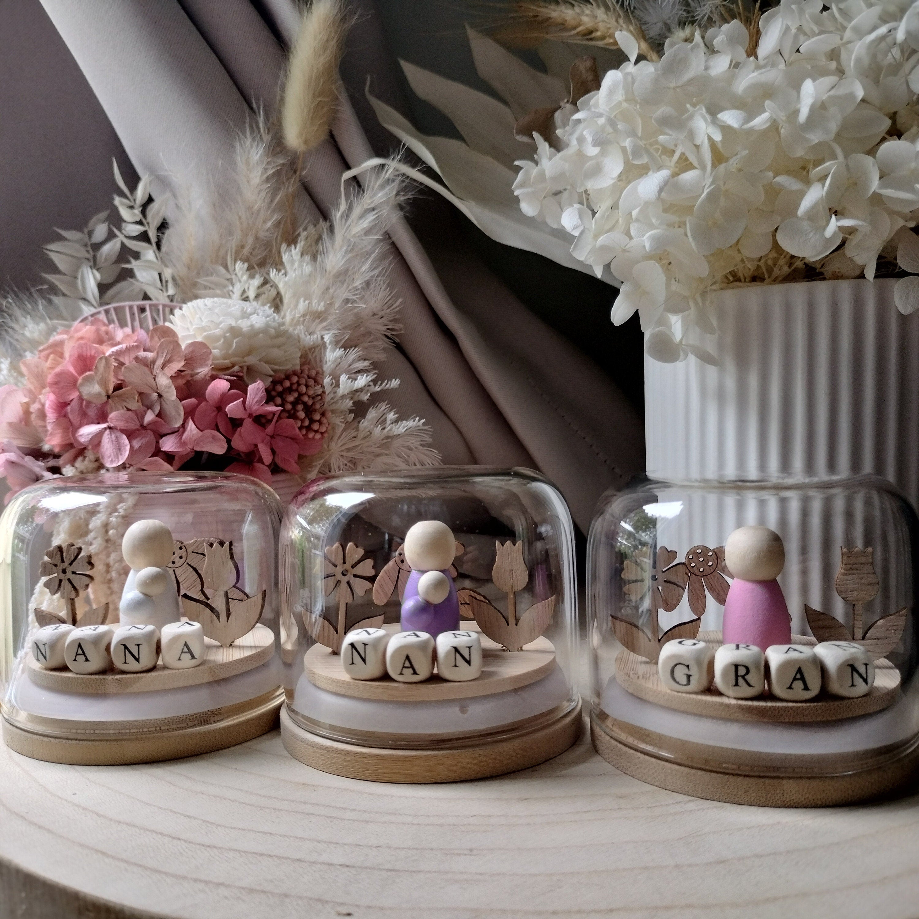 Mum/Nanna's Garden - Customizable Miniature Mother's Day Globe