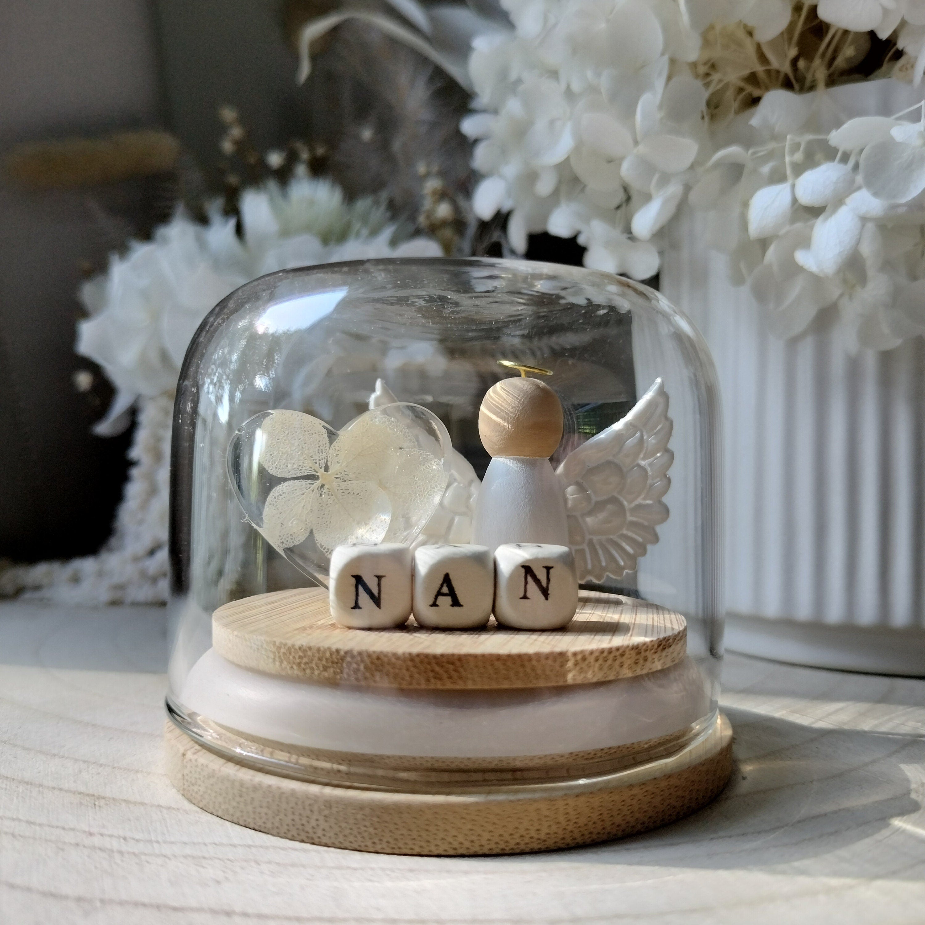 Remembrance Loss - Angel Miniature Globe