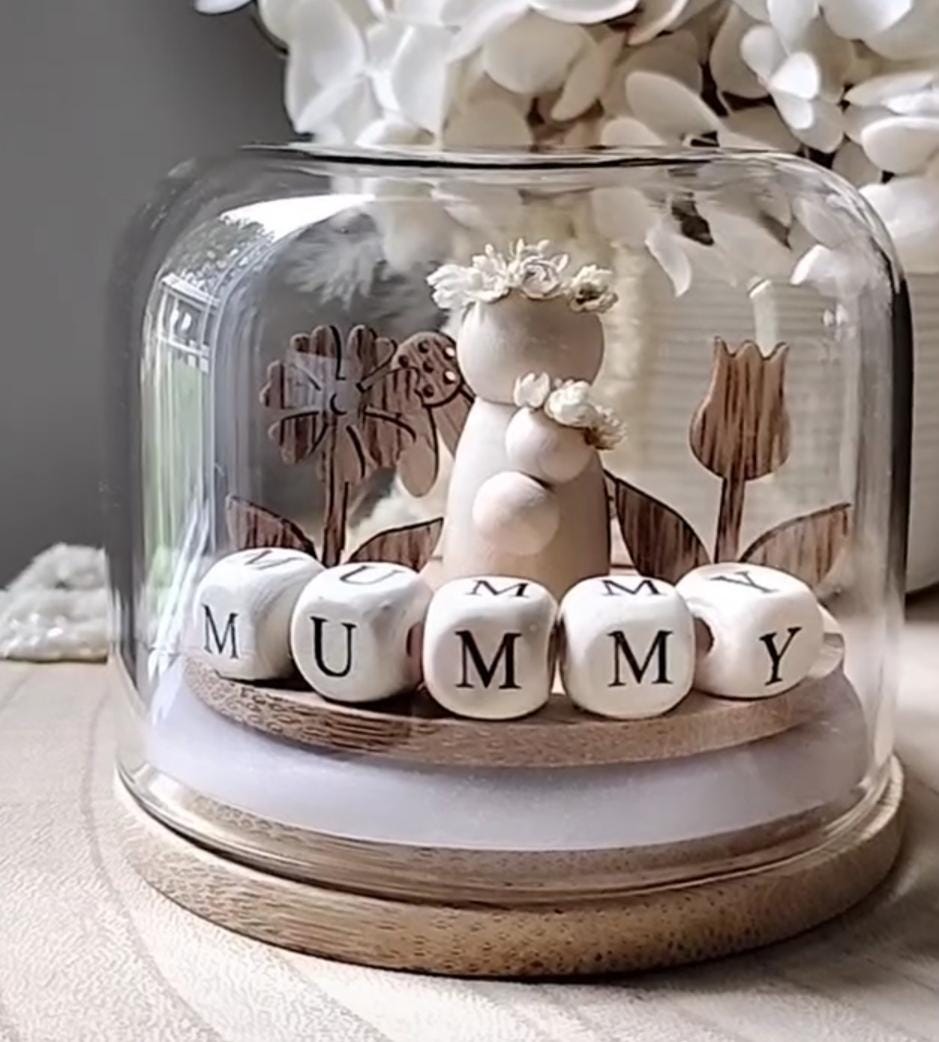 Mum/Nanna's Garden - Customizable Miniature Mother's Day Globe