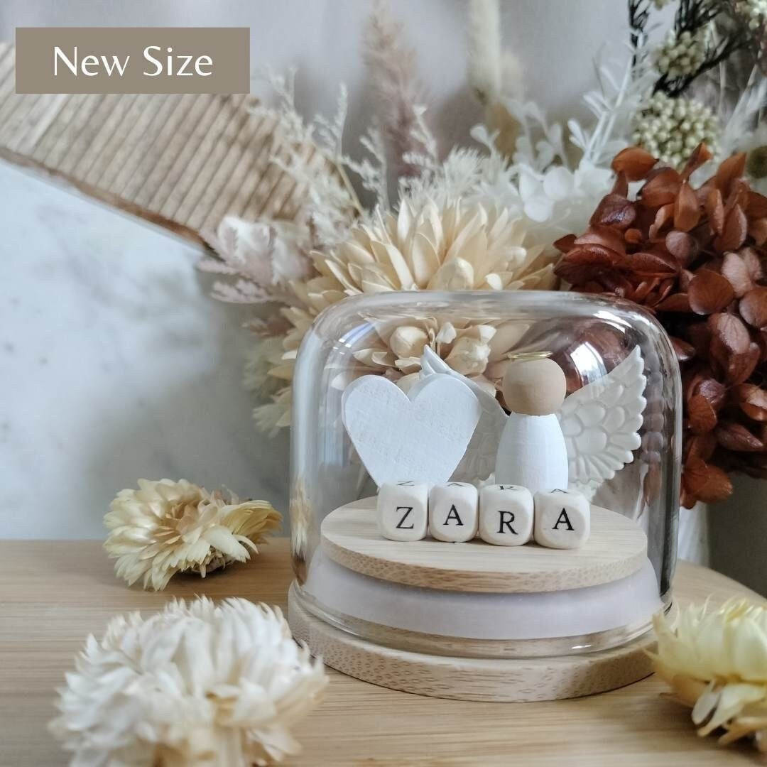Personalised Angel Memorial Globe Gift