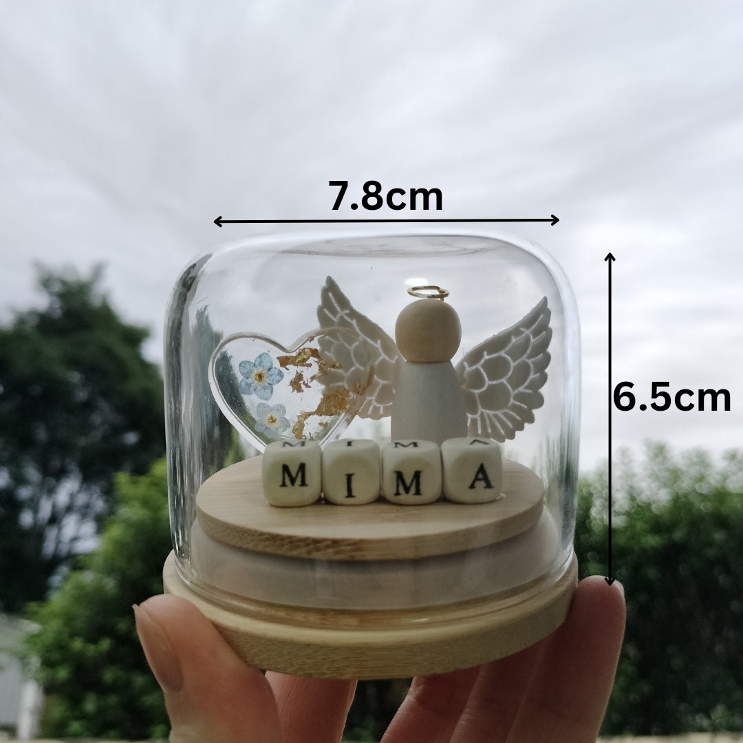 Remembrance Loss - Angel Miniature Globe
