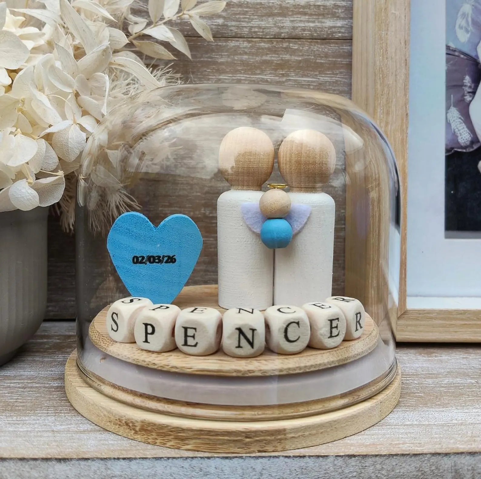 Baby Loss Memorial Globe: Angel Keepsake