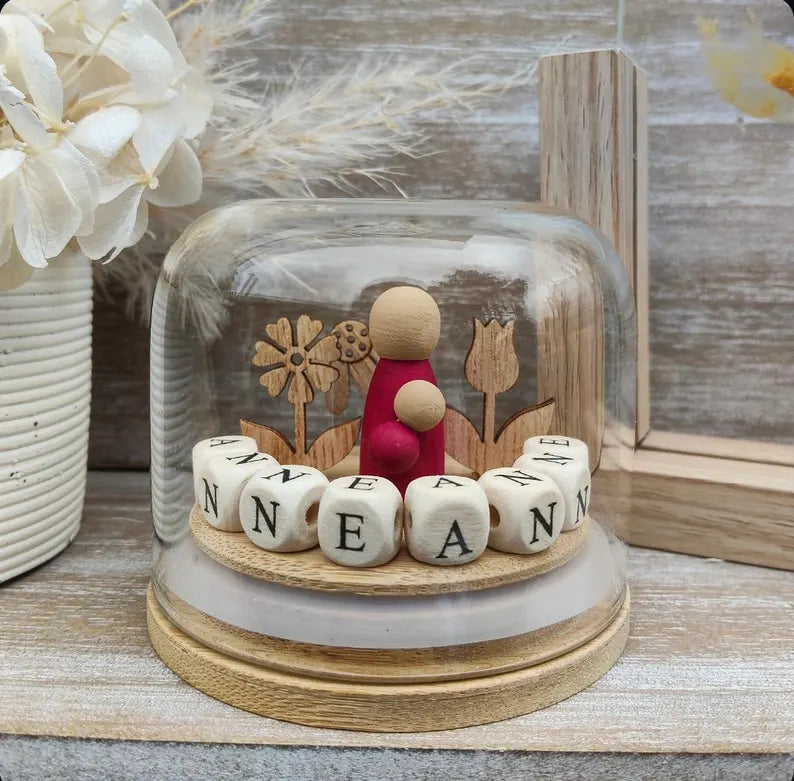 Mum/Nanna's Garden - Customizable Miniature Mother's Day Globe
