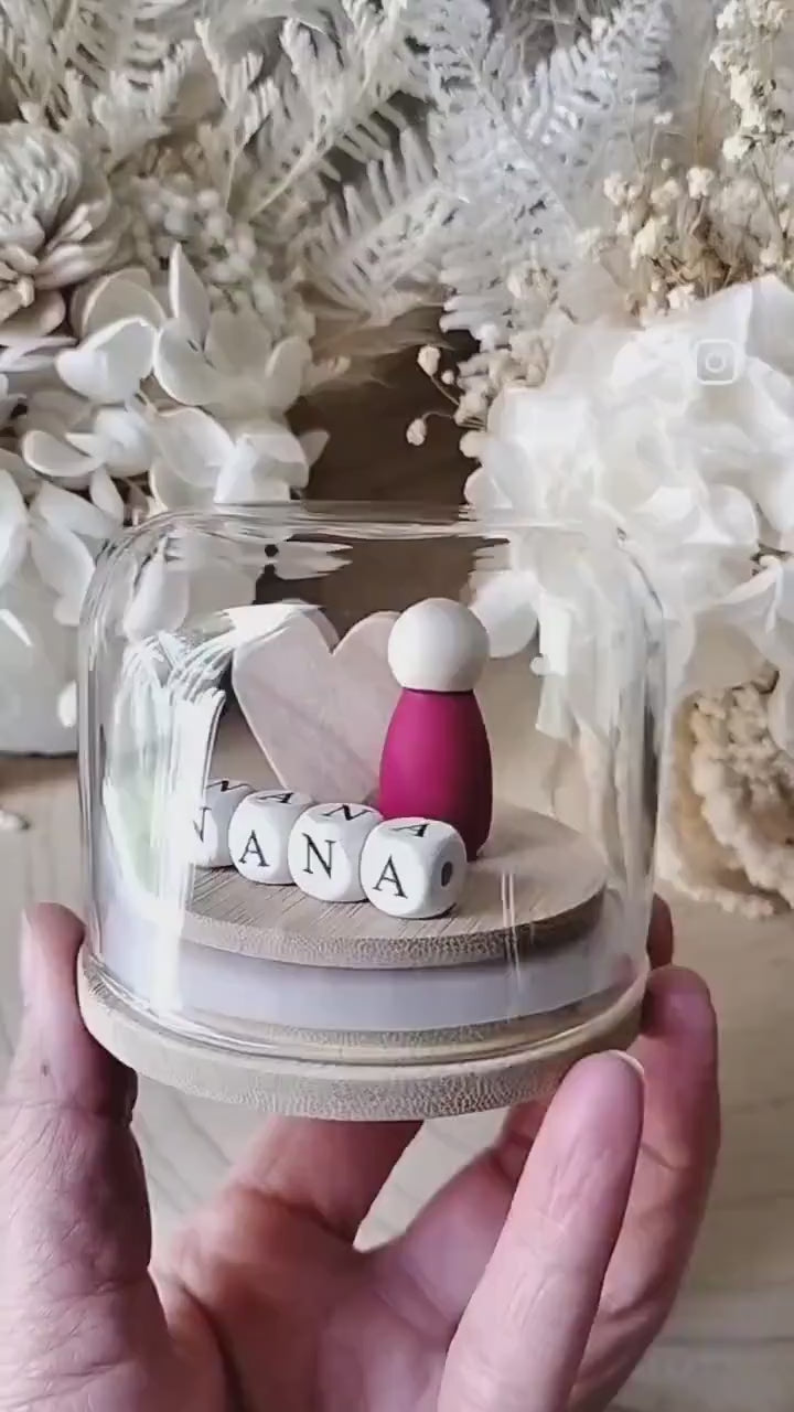 Nanny/Nana Keepsake Globe: Custom Mother's Day Gift