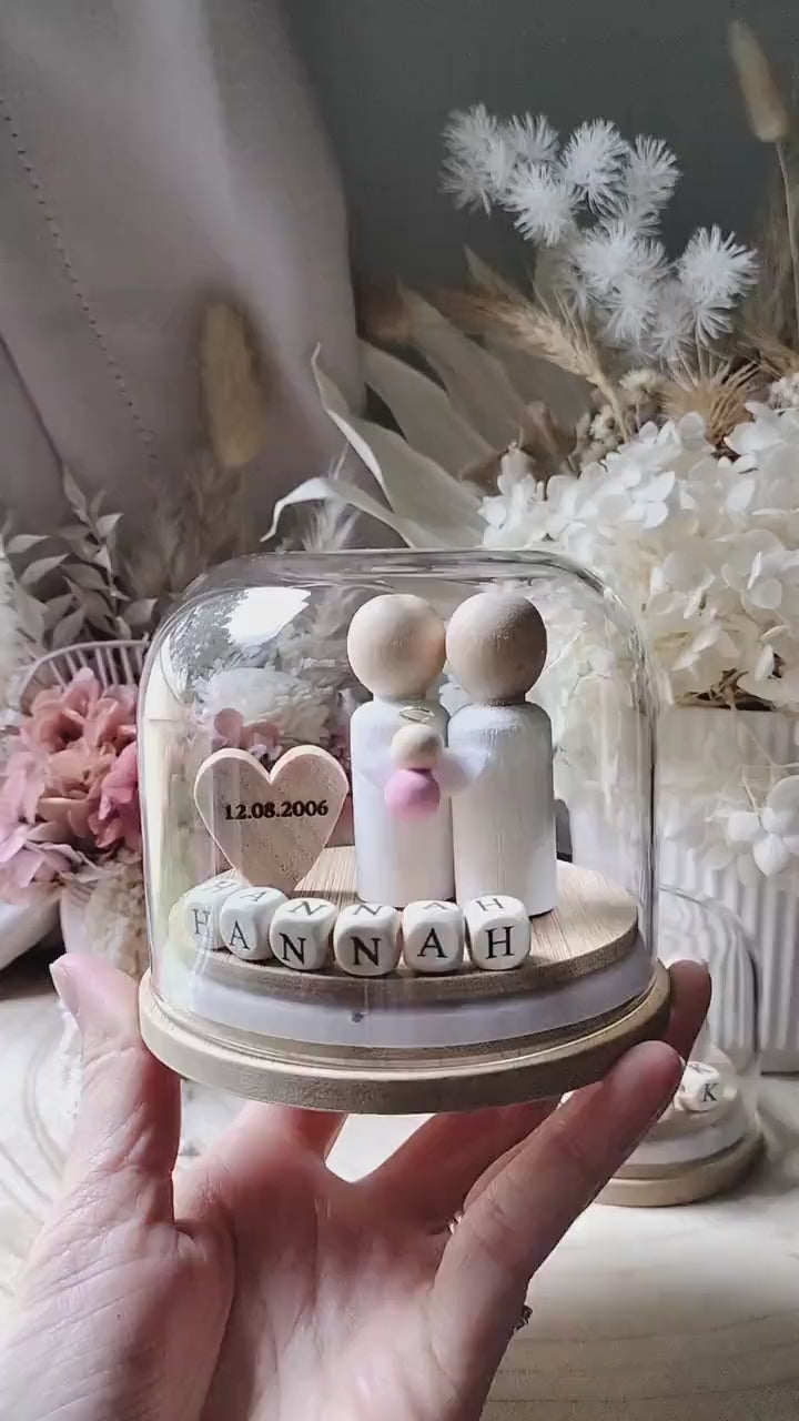 Baby Loss Memorial Globe: Angel Keepsake